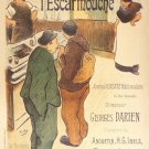 FAMOUS VINTAGE L'ESCARMOUCHE MAGAZINE COVER poster french cafe aprons 20x30-PW0