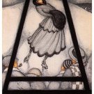 Davos Skating VINTAGE POSTER Burkhard Mangold Switzerland 1917 20x30 Rare