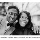 Huddie & Martha LEDBETTER Arts POSTER from Lomax Collection 1935 20x30 photo