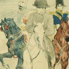 FRENCH LEADER NAPOLEON BONAPARTE SKETCH classic poster men on horseback 20x30