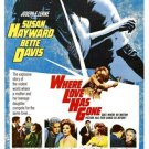 bette DAVIS susan HAYWARD where LOVE has gone MOVIE POSTER '64 complex 20x30