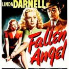 fallen ANGEL movie poster linda DARNELL alice FAYE sour romance LOSS 20x30