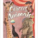 circus animals VINTAGE ART POSTER giraffe elephant seal KID FRIENDLY 20x30
