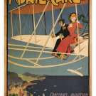 Monte Carlo Aviation Competition VINTAGE POSTER France 1909 20x30 PRIZED - PY1