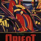 to the orient via honolulu VINTAGE TRAVEL POSTER canada 1933 20x30 rare gem