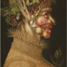 giuseppe arcimboldo SUMMER italian artist VINTAGE PAINTING poster 20x30 RARE