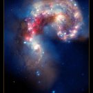 NASA's great observatories WITNESS a GALACTIC SPECTACLE space poster20x30