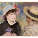 PIERRE-AUGUSTE RENOIR boating couple PAINTING POSTER 20x30 impressionist