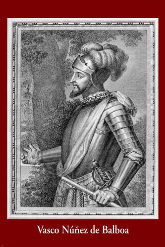 VASCO BALBOA SPANISH EXPLORER poster ARMOR LOOKING BACK rare 20x30