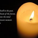 candle flame with quote from Buddha INSPIRATIONAL POSTER 20x30 wisdom TRUTH