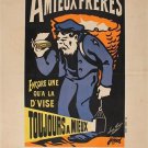AMIEUX FRERES vintage french ad poster HENRI-GUSTAVE JOSSOT unique 20x30