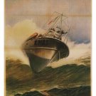 Among the boldest of the Sea Italy's honor poster G Boccasile Italy '44 20x30 Among the boldest of the Sea Italy's honor poster G Boccasile Italy '44 20x30