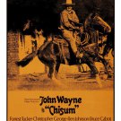 CHISUM movie poster HORSE-RIDING LEGEND classic western 20x30