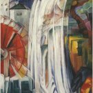 FRANZ MARC vintage painting art poster THE BEWITCHED MILL cubism 20x30 HOT FRANZ MARC vintage painting art poster THE BEWITCHED MILL cubism 20x30 HOT