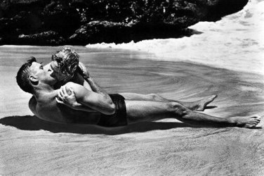 from here TO ETERNITY BURT LANCASTER DEBORAH KERR movie poster STEAMY 20x30