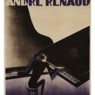 André Renaud VINTAGE AD POSTER Paul Colin FRANCE 1929 20x30 first rate