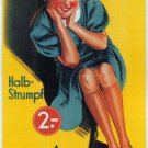 Palmers vintage ad poster Halbstrumpf Germany 1937 20x30 RARE unique style