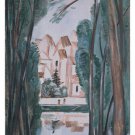 andre derain LANDSCAPE WITH A BOAT AT THE BANK 20x30 fine art poster FAUVISM andre derain LANDSCAPE WITH A BOAT AT THE BANK 20x30 fine art poster FAUVISM