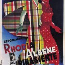 exhibition RHODIA vintage AD POSTER marcello DUDOVICH italy 1936 20x30 HOT