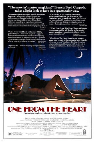 francis ford COPPOLA'S one from the HEART movie poster LAS VEGAS hot 20x30