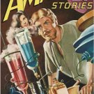 vintage comic book cover march issue AMAZING STORIES chemical VAMPIRE 20x30