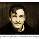 New York Giants PITCHER CHRISTY MATHEWSON VINTAGE POSTER 20x30 Collectors