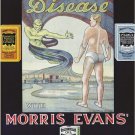 MORRIS EVANS' flight and pain RENOWNED REMEDIES vintage ad poster 20x30