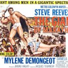 STEVE REEVES IN GIANT OF MARATHON movie poster MYLENE DEMONGEOT hot 20x30