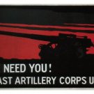 WE NEED YOU vintage ENLISTMENT poster UNITED STATES 1917 20x30 MILITARY WW2