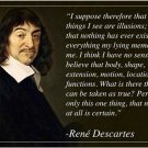 "nothing at all is certain" INSPIRATIONAL quote poster RENE DESCARTES 20x30 "nothing at all is certain" INSPIRATIONAL quote poster RENE DESCARTES 20x30