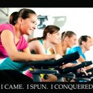 inspirational fitness poster SPIN CLASS motivational QUOTE sporty 20x30