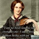 english author CHARLOTTE BRONTE inspirational QUOTE POSTER 20x30 free will english author CHARLOTTE BRONTE inspirational QUOTE POSTER 20x30 free will