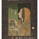 llibre d'horas by adria gual VINTAGE AD POSTER mystical HOUR GLASS 20x30 new