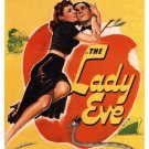 The lady eve MOVIE POSTER Barbara Stanwyck, Henry Fonda 1941 20x30 HOT RARE