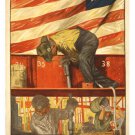 TEAMWORK WINS UNITED STATES vintage ad poster PATRIOTIC COLLECTORS 20x30 new