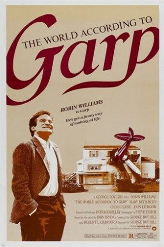 ROBIN WILLIAMS the WORLD according to GARP movie poster 20x30 GLENN CLOSE