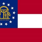 OFFICIAL STATE FLAG POSTER georgia RED white and blue HISTORIC unique 20x30