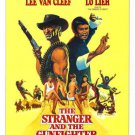 STRANGER AND GUNFIGHTER movie poster EAST MEETS WEST van cleef NEW 20x30 STRANGER AND GUNFIGHTER movie poster EAST MEETS WEST van cleef NEW 20x30
