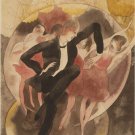 charles demuth AMERICAN ARTIST POSTER in vaudeville VINTAGE collectors 20x30