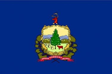 state flag poster VERMONT official historic COLLECTORS SYMBOLIC 20x30 new