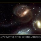 Stephan's Quintet IN THE CONSTELLATION PEGASUS Space Image poster 20x30 NEW