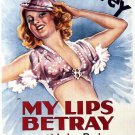 MY LIPS BETRAY movie poster LILIAN HARVEY flirty curvy top QUALITY 20x30