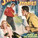 vintage COMIC BOOK cover poster STARTLING STORIES fire in the heavens 20x30 vintage COMIC BOOK cover poster STARTLING STORIES fire in the heavens 20x30