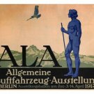 ALA VINTAGE ad POSTER Julius KLINGER Germany 1912 20x30 NOTED rare