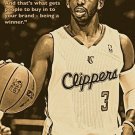 CLIPPERS BASKETBALL GREAT chris paul SPORTS PHOTO POSTER collectors 20x30