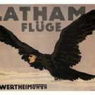 latham FLIGHT vintage POSTER julius GIPKENS germany 1909 20x30 AVIATION