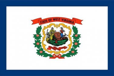 west virginia official flag poster SYMBOLIC COLLECTORS HISTORIC 20x30 RARE