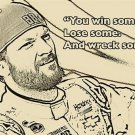 "you win some, lose some and wreck some" DALE EARNHARDT SPORTS POSTER 20x30