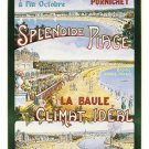 LA BAULE vintage TRAVEL POSTER beautiful coastline POPULAR PRIZED 20x30 new
