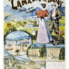 LAMALOU LES BAINS FRENCH TRAVEL POSTER streams mountains TOP QUALITY 20x30